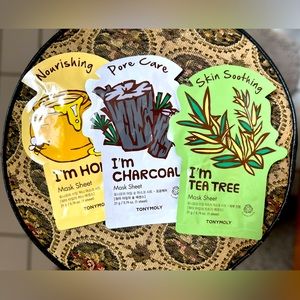Tony Moly face masks set of 3